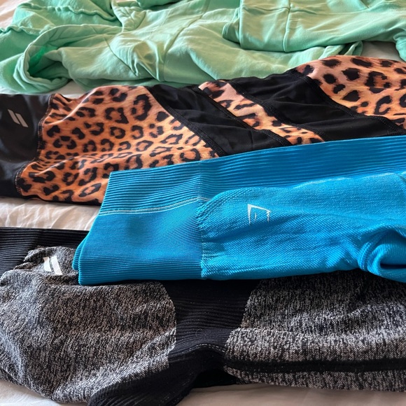 5 pairs of gym shark workout leggings - Picture 7 of 7